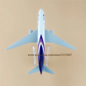 16 cm Kovinski Letalo Model Tajska Zraka Tajski B777 Letalskih družb Letala Boeing 777 Airways Simulacije Letenja Model w Stand Darilo Slike 2