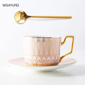WSHYUFEIStarbucks coffeecup Visoko kakovostne keramike Popoldanski čaj pokal Namizno dekoracijo za rojstni dan Family restaurant dobave