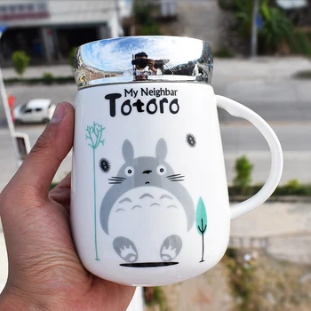 Velika Zmogljivost Ustvarjalne Lepe Keramične Risanka Srčkan Totoro Ljubitelj Kave Vrč Pokal Darilo Za Rojstni Dan