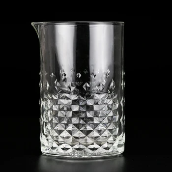 lead-free Kristalno steklo mešanje skodelice za mešanje, steklena Shaker steklenice pokal
