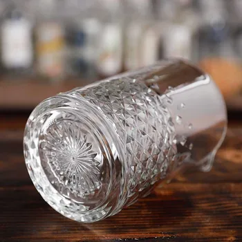 lead-free Kristalno steklo mešanje skodelice za mešanje, steklena Shaker steklenice pokal Slike 2
