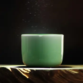 luksuzni Longquan celadon roko vleče glejte skodelice Čaja Pokal mojstrov Kung Fu Tea Cup Teacup