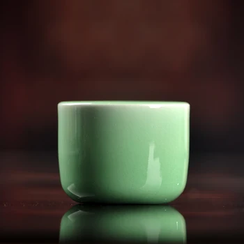 luksuzni Longquan celadon roko vleče glejte skodelice Čaja Pokal mojstrov Kung Fu Tea Cup Teacup Slike 2