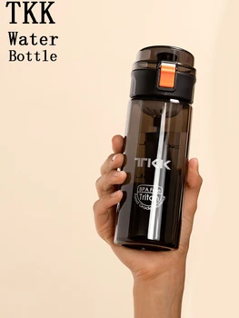 TKK 500 ml Plastične Steklenice za Vodo Tritan BPA Free Ustvarjalni Modni Steklenico Vode S Prenosno Vrv Potovanja Čaj Pokal