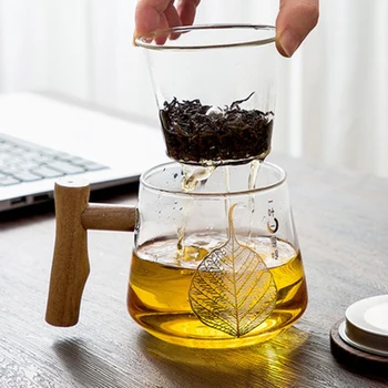 Tea cup osebnih posebni Japonski stekla tri delni set toplotno odporni čaj ločitev čaj izdelavo gospodinjskih filter cvet čaj