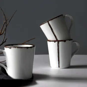 kava vrč visoko kakovostnih keramičnih blagovne znamke kratek slog vode, mleka, skodelico z težav poiščete ustvarjalno čaj iz porcelana skodelice in skodelice darila 260cc