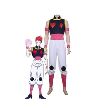 Anime HUNTER X HUNTER Hisoka Cosplay Kostum Uniforme Unisex Fantom Ansambl Halloween Carnival Fancy Stranka Obleko Cosplay Obleke Slike 2