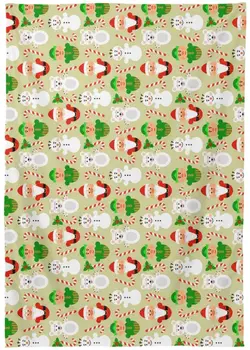 Eleganten Kvadratne, Pravokotne Prtom Božič Santa Snjegović Medved Lollipop Bež Tabela Pokrov Slike 2