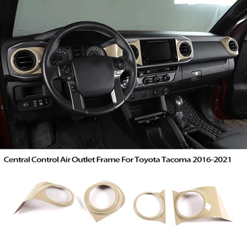 4Pcs Centralni Nadzor Zračnega Vtičnico Okvir za Toyota Tacoma 2016-2021