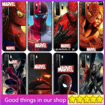 moj junak Spider-Man Black Soft Cover The Pooh Za Huawei Nova 8 7 6 SE 5T 7i 5i 5Z 5 4 4E 3 3i 3E 2i Pro Telefon Primeru primerih