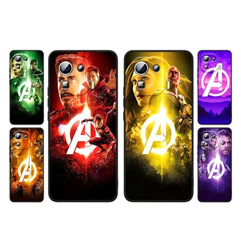 Marvel Avengers Junak Kul Primeru Telefon Xiaomi Mi 12 12X 11T 11 10i 11i 10T 10S Opomba 10 9 Lite Ultra 5G Silikon TPU Pokrov