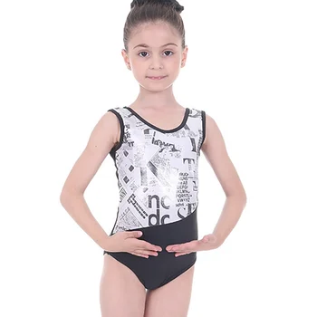Otroci Dekleta Balet Leotard Otrok Dancewear Enega Kosa Gimnastika Usposabljanje Tiskanja Activewear Fazi Kostum