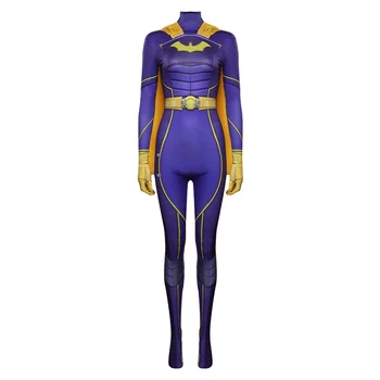 Gotham Vitezi Bat Ženska, Cosplay Kostum Jumpsuit Obleke Halloween Carnival Obleko