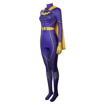 Gotham Vitezi Bat Ženska, Cosplay Kostum Jumpsuit Obleke Halloween Carnival Obleko Slike 2