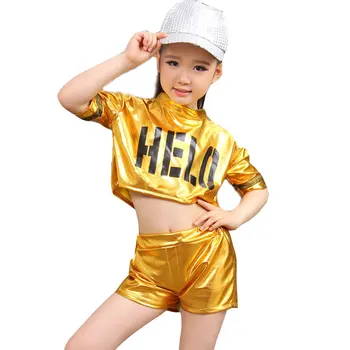 Otrok Jazz Plesne Kostume Fantje Dekleta Hip-Hop Sodobnih Plesnih Predstavah Otrok Stagewear Jazz Kostume Za Dekle