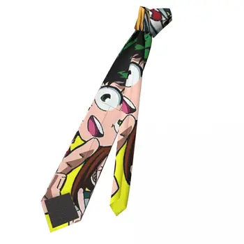 Moj Junak Univerzami Anime Neckties Unisex Poliester 8 cm Ozko Boku Plakat Vratu Kravato za Mens Majica Pribor Gravatas Stranka Slike 2