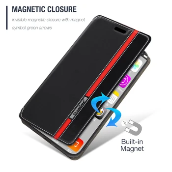 Za BLU Studio X12 Primeru Moda Multicolor Magnetno Zapiranje Usnja Flip Case pokrijemo s Kartico sim 6.0 cm Slike 2