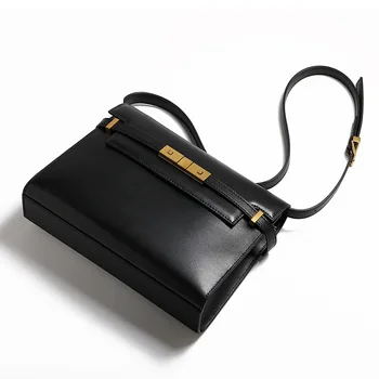 Klasična Crossbody Torbe za Ženske Pravega Usnja Luksuzni Ramenski Messenger Bag 2022 Moda Vintage Torbico Sac