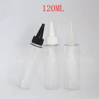 120ML Prozorno Plastično Steklenico, je Opozoril Usta Skp , 120CC Jam / Hrane, Embalaža za Steklenice , Prazne Kozmetični Posodo