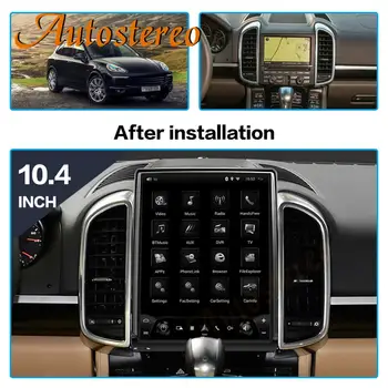 Android 9.0 Za Porsche Cayenne 2011-2016 Tesla Zaslon Avto GPS Navigacija Glavo Enota Multimedijski Predvajalnik Samodejno Stereo Radio Snemalnik Slike 2