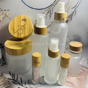 Po meri Logo motnega /bela/jasno, plastične steklenice in kozarce, kremo bambusa skp spray losjon črpalka steklenico potovanja kozmetične stekleničke