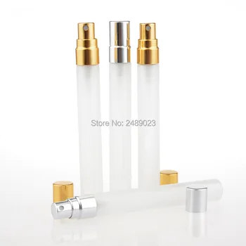 100Pieces/Lot 10 ML Parfum Glazura Potovanja Spray Steklenico Za Parfum Prenosni z Atomizador Parfum, ki se lahko ponovno polnijo Aluminijasto Črpalko