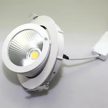 Zatemniti LED Gimable Vrtenja Downlight Spot Luči 25 W COB Vgradne Stropne Svetilke Nastavljiv Commerical Projekt Razsvetljave