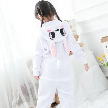 Živali Anime Zajec Cosplay Kostum Pižamo halloween Unisex Fant Dekle Otroci Pyjama Onesie Otroci Pijama