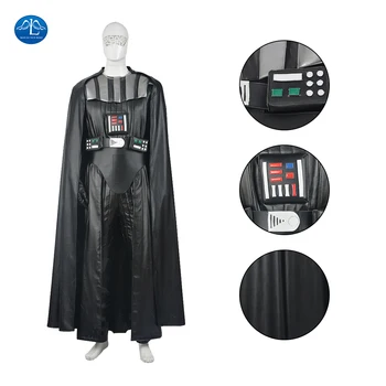 MANLUYUNXIAO Star Cosplay Kostum Darth Vader Kostum za Odrasle Moški igralne obleke Darth Vader Cosplay za Moške Meri Določa