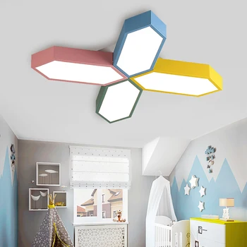 odern barvno kombinacijo polje polje stropne svetilke Nordijska minimalističen, spalnica, dnevna soba, jedilnica mansarda Stopnišče LED stropna luč