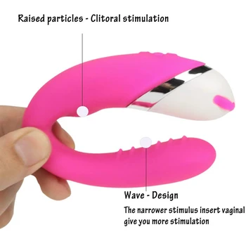 Silikonski Klitoris vagine Stimulacije za ponovno Polnjenje Massager Nepremočljiva Adult Sex Igrače Za Ženske 12 Hitrosti G-Spot analni dildo, Vibrator