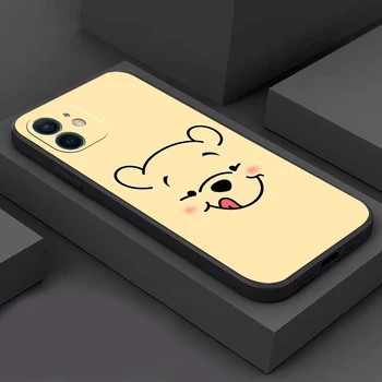 Disney Winnie The Pooh Primeru Telefon Za iPhone 11 13 12 Pro Max 12 13 Mini X XS XR MAX SE 6 7 8 Plus Funda Coque Carcasa Slike 2