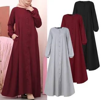 Etnične Ženske noše Maxi Abaya Hidžab Jopico Kimono Muslimanskih Dolgo Haljo Halje Mubarak Vestidos Eid Ramadana Islamske Djellaba