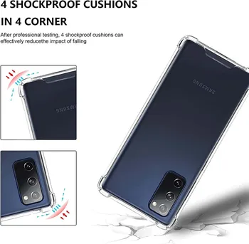Jasen Primer Za Samsung Galaxy S20 FE S21 Plus S22 Ultra Debele Shockproof Mehki Silikonski Telefon Pokrovček za Samsung S9 Plus S10 Plus Slike 2