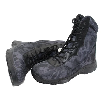 Taktične Vojaške Škornje Usposabljanje Puščavi Pohodništvo Plezanje Šport Gleženj Čevlji Na Prostem Non-Slip Dihanje Usnja Visoki Škornji Moški