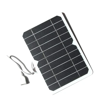 5W 5V solarnimi Polnilnik Prenosni Solarni Panel USB Izhod Mobilni Telefon Polnilnike USB Sončne Plošče Z Visoko zmogljivih