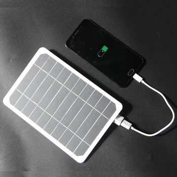 5W 5V solarnimi Polnilnik Prenosni Solarni Panel USB Izhod Mobilni Telefon Polnilnike USB Sončne Plošče Z Visoko zmogljivih Slike 2