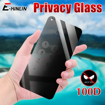 Zasebnost Stekla Screen Protector Film Za VIVO T2x iQOO 5 3 Neo3 S1 Pro 5G Z1 Z1x U1 Neo 855 Anti-Peeping Vohun, Kaljeno Steklo Pokrova