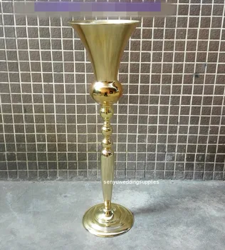 nove elegantne velike visok zlato kovinsko kitajski vazi za poroko senyu2480