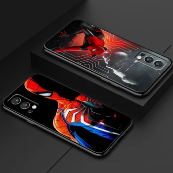Marvel junak Spiderman Za OnePlus Nord 2 CE 5G 9 9Pro 8T 7 7ro 6 5T 6T Pro Plus Silikonski Mehko Črno Telefon Primeru Zajema Capa Coque Slike 2