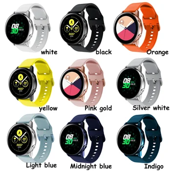 Silikonski Watch Band Za Samsung Galaxy Watch 5 40 mm Watch5 44 Anti-spusti Watchband Trak Za Moške, Ženske Barva Zapestnica