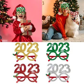 Božični Okraski 2023 Očala za Odrasle Otroke Božični Party Očala Foto Prop za Božič Dekoracijo Navidad Novo leto otroci darilo