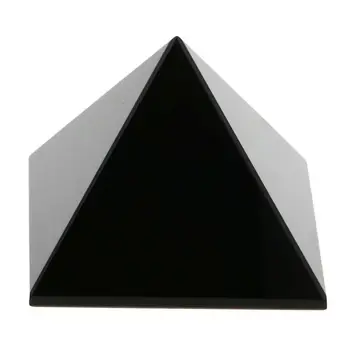 40 mm Naravnih obsidian zdravljenje piramida mineralnih kristalov piramida kamen dekoracijo