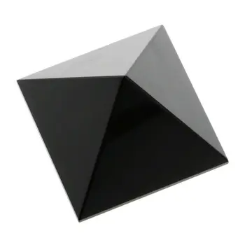 40 mm Naravnih obsidian zdravljenje piramida mineralnih kristalov piramida kamen dekoracijo Slike 2