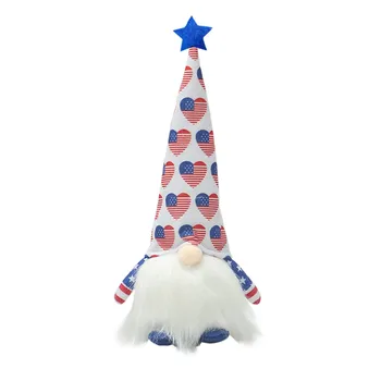 Patriotske Gnome h Predsednik Volilne Dekoracijo - Ameriških Veteranov Dan Darilo Božični Okrasek Žogo Fancy Ornament Slike 2