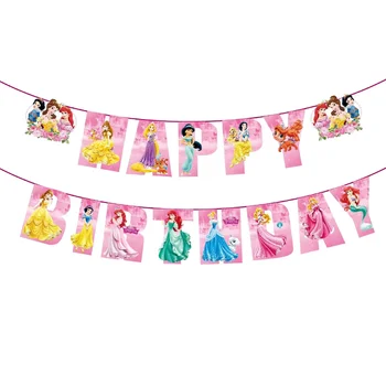 Disney Risanke Princesa Led in Sneg Stranka Dekoracijo Sneg Belo Baby Dekle Rojstni dan Zastava Banner Balon Spirala Visi Obleko