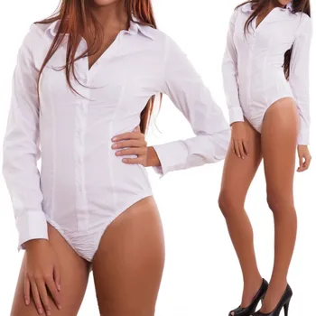Ženska bluza belo srajco 2022 nova barva seksi žensk dolgimi rokavi iz enega kosa rokavi top S-XXXL