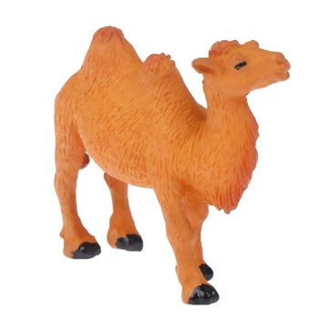 1pc Kamele Toy Model Figur Otroci Simulacije Divje Živali Realne Namizje Okraski Zbirka Dekoracijo Dobra Kvaliteta Slike 2