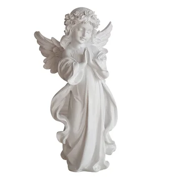 Okrasni Kipi za Dekoracijo Doma Predmete, Figurice za Notranje zadeve Miniature Elegantno Soba Okraski Angel Kip Figur