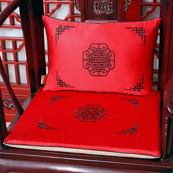 Novo 2019 Vezenje Srečen Etnične Sedežne Blazine Kitajske Svile Mat Dekoracijo Kavč, Stol Pad Fotelj Blazine Sedeža Jedilni Stol, Blazine